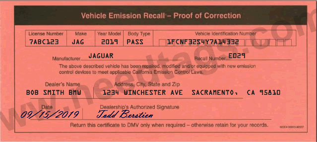 Step-By-Step Guide on How To Resolve Emission Recall Issues